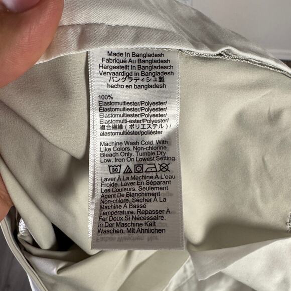 J.Crew Flex Slim-Fit Tech Chino Pants 35x32 Stone Gray Moisture Wicking Stretch - Picture 7 of 8